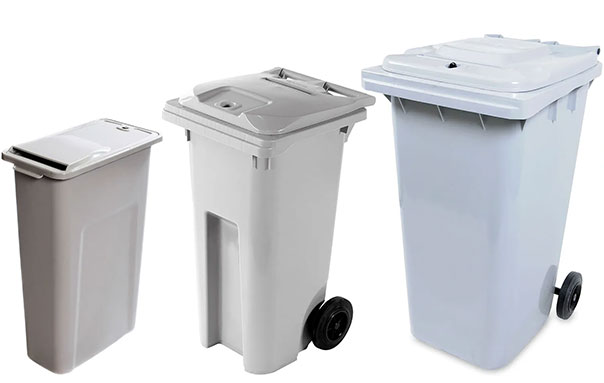 Shredded paper in bin